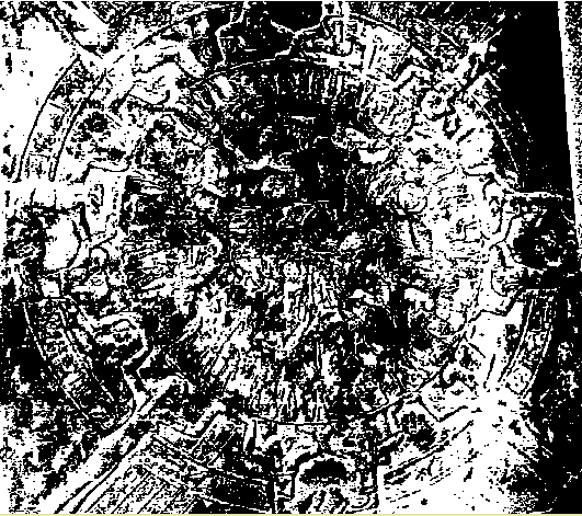 A Photo of the ceiling view of the Zodiac of Denderah