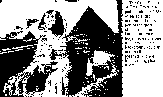 Sphinx photo and quote