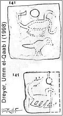 Scorpion I: ivory tags from tomb U-j II