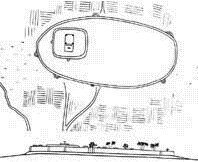 Nagada II-III model town,
after Williams, 1994 op. cit. in n. 15