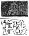 Helwan tomb 160 H3 seal